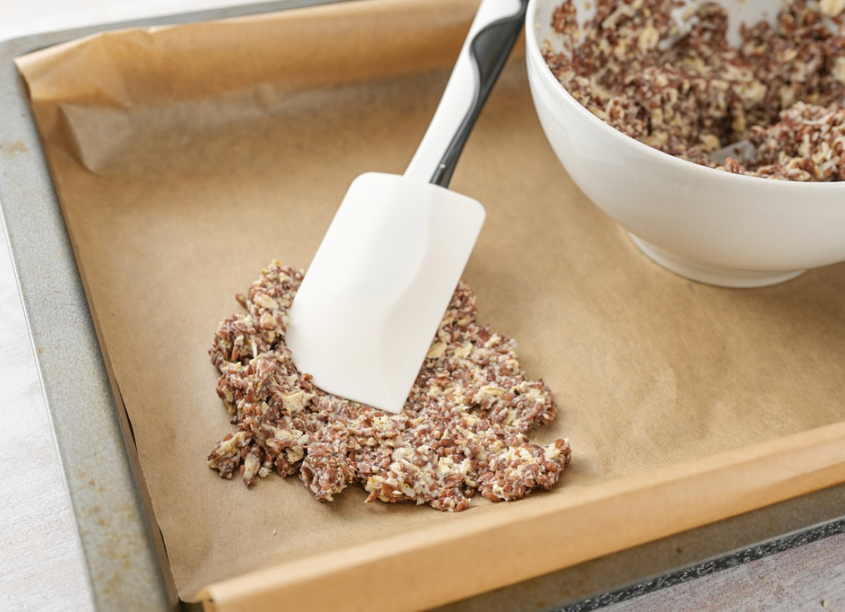 placki z siemienia i cukinii