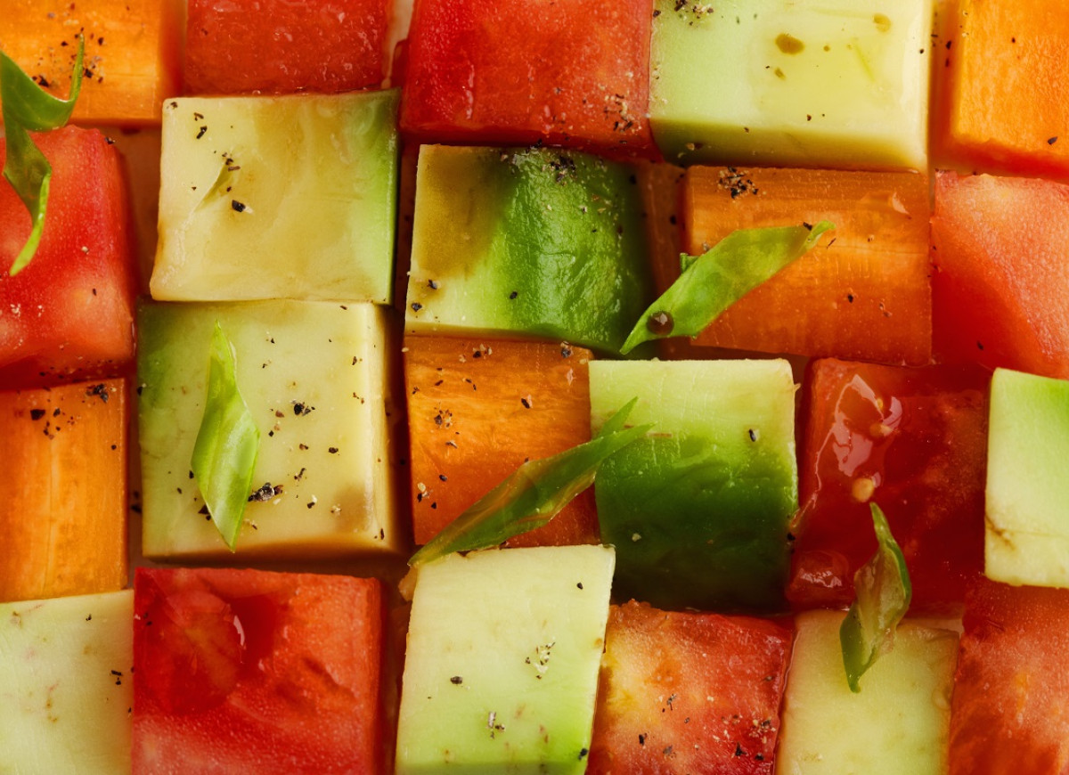 sałatka szachownica