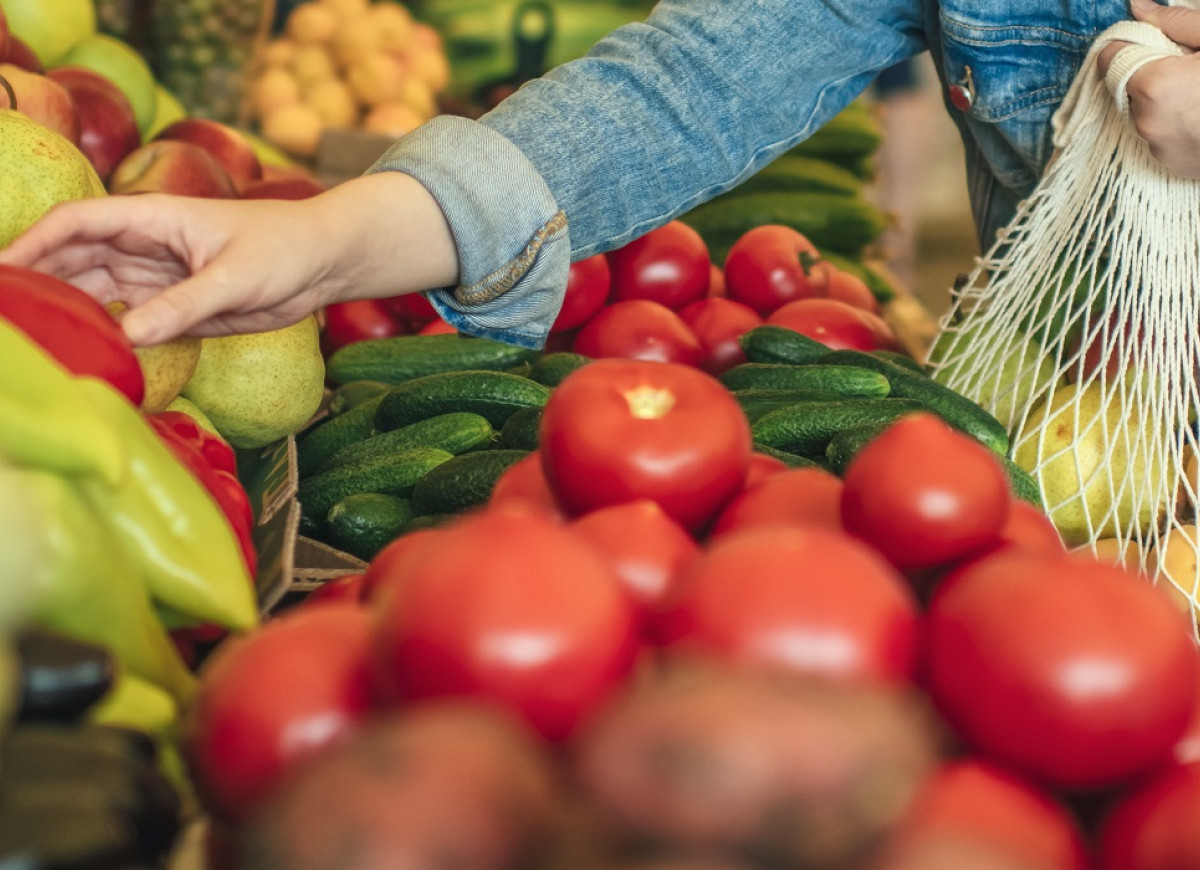 warzywa na targu