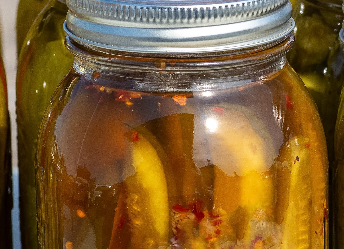 ogórki krokodylki z chili