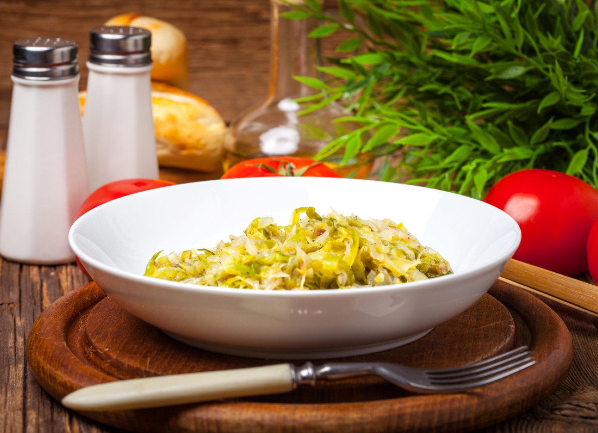 Kapusta młoda gotowana