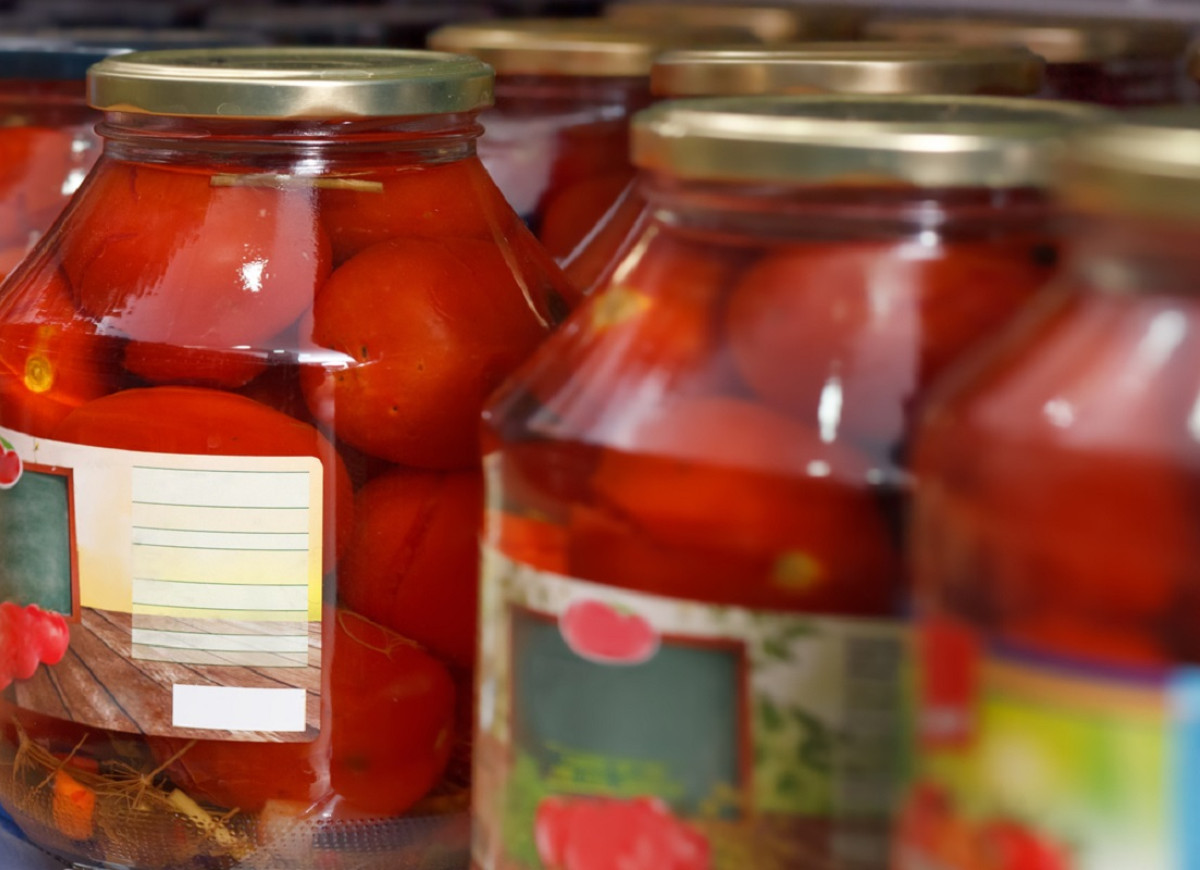 naklejki na słoikach