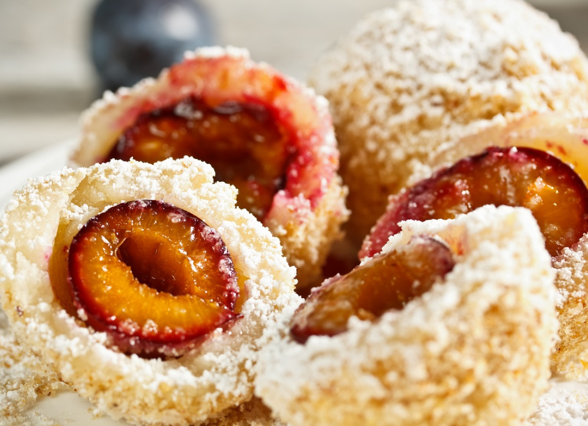 babcine knedle ze śliwkami