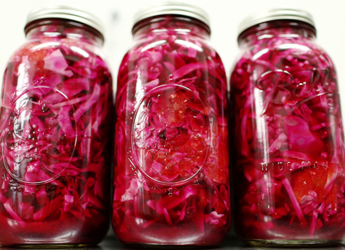 kiszone buraki z kapustą