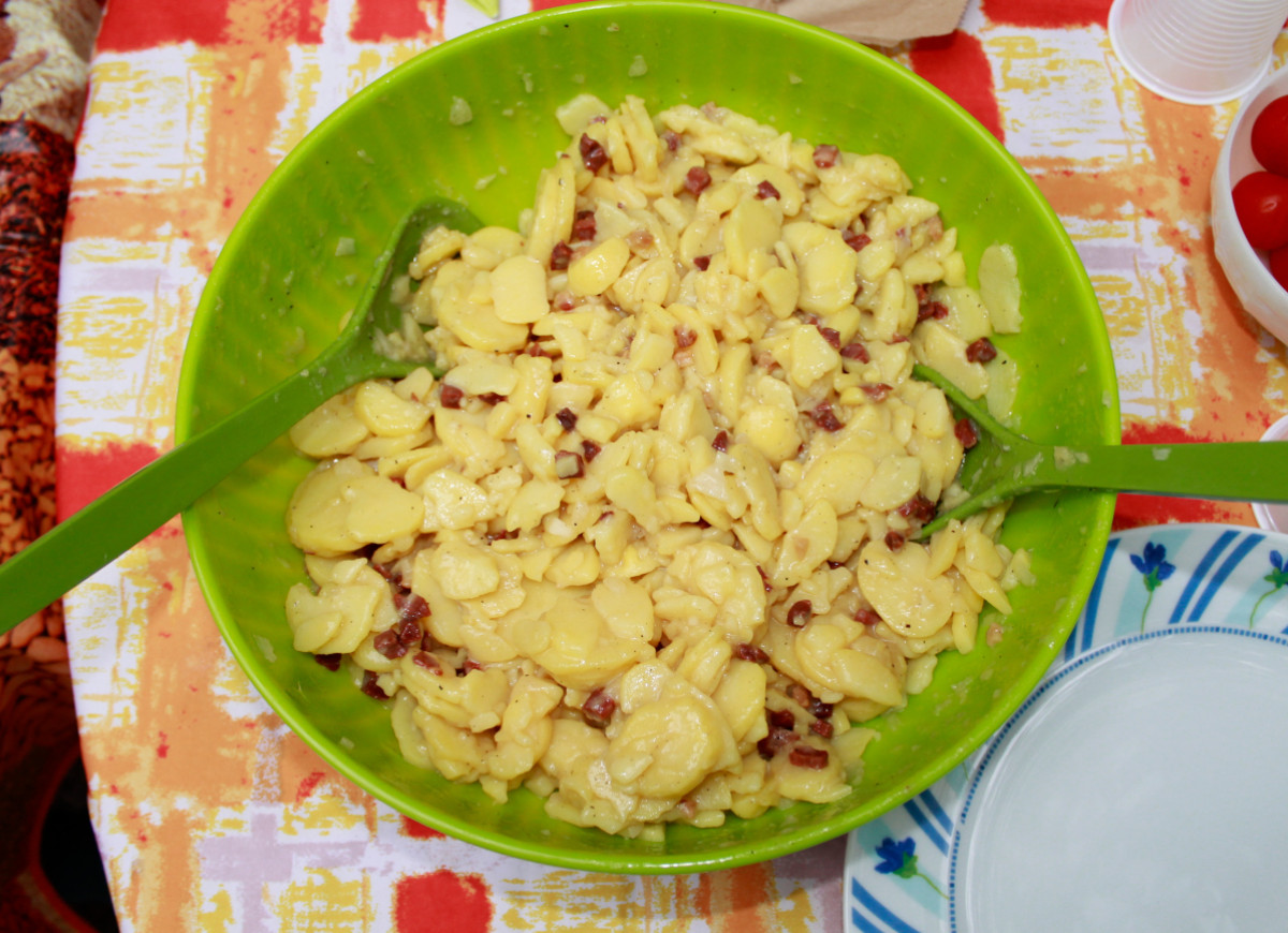 Śląska sałatka ziemniaczana