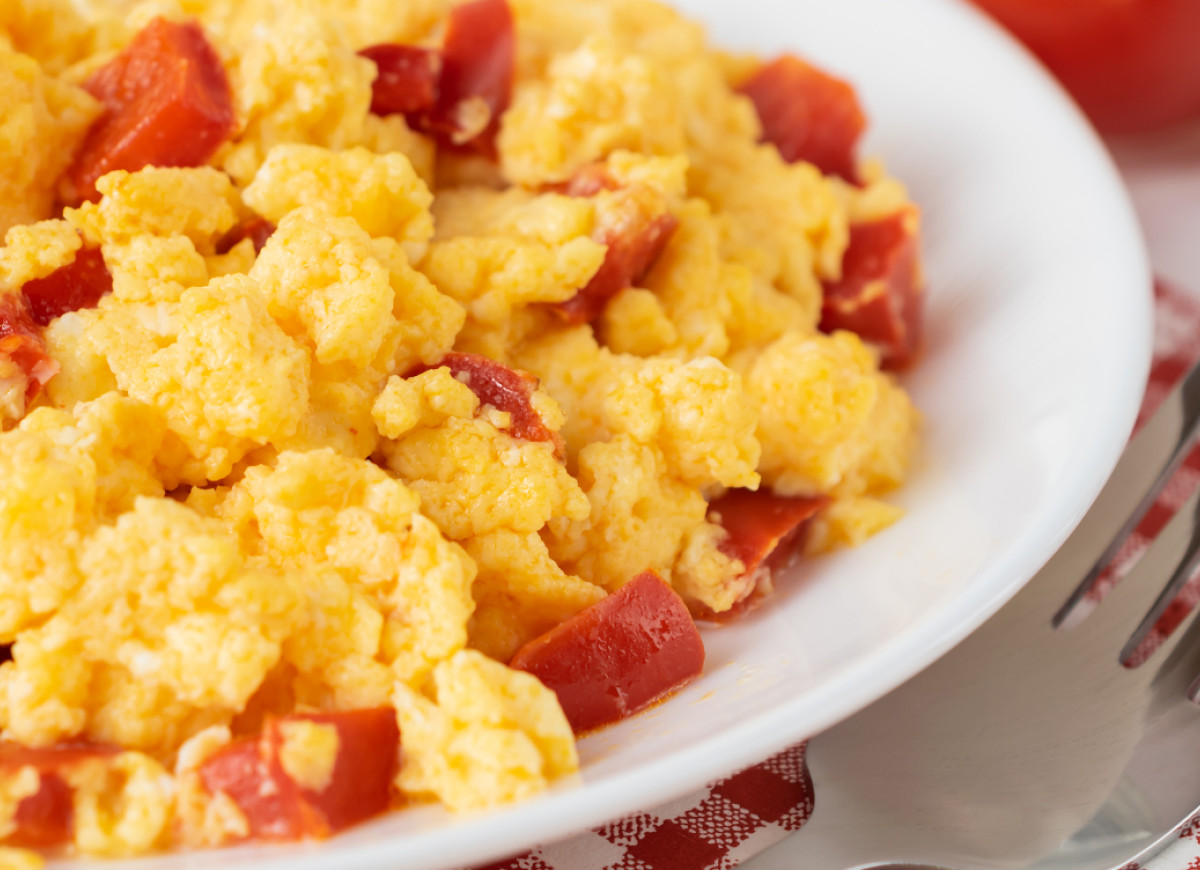 jajecznica z kukurydzy