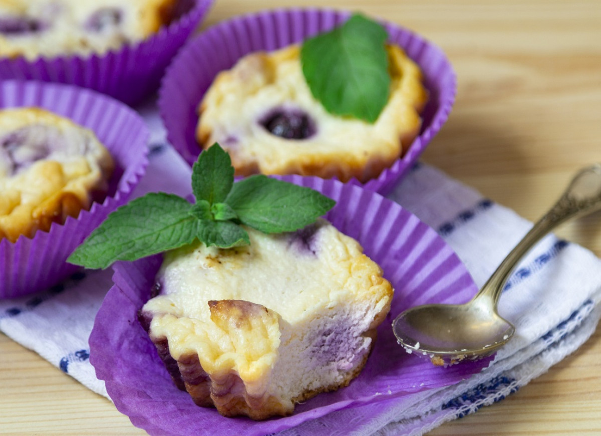 keto babeczki twarogowe