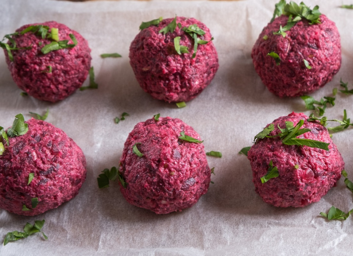 przekąska z buraka - gruzińskie pchali