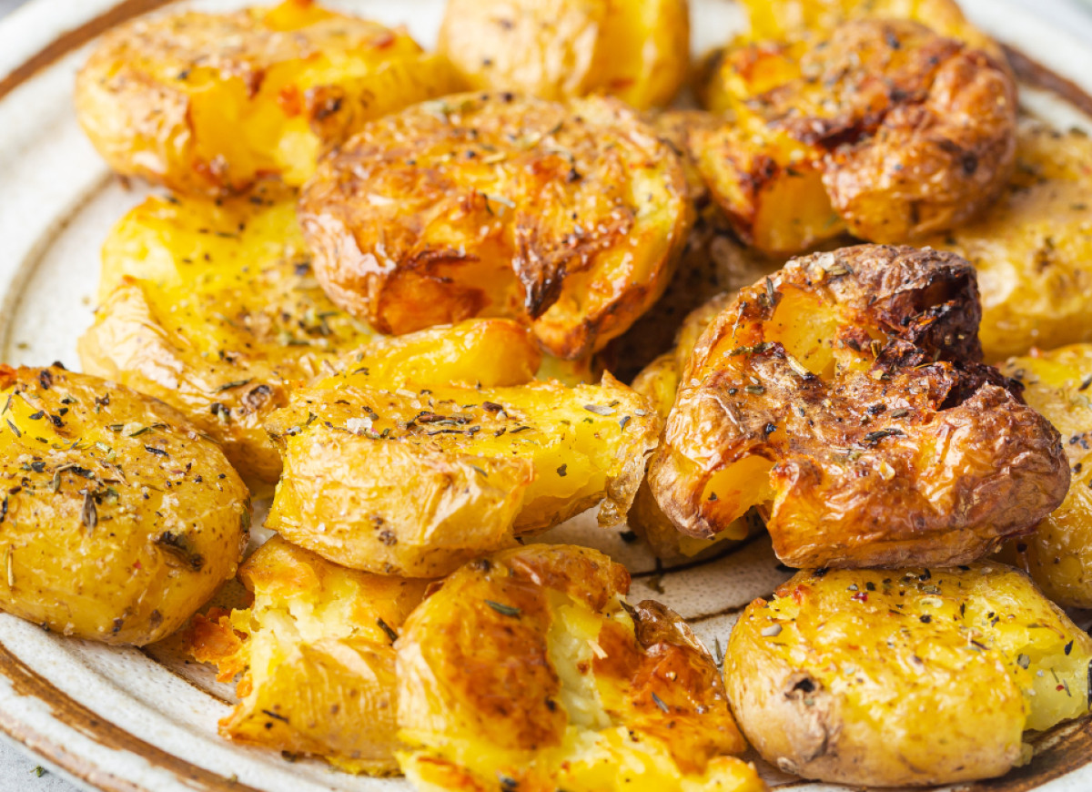 ziemniaki z czosnkiem