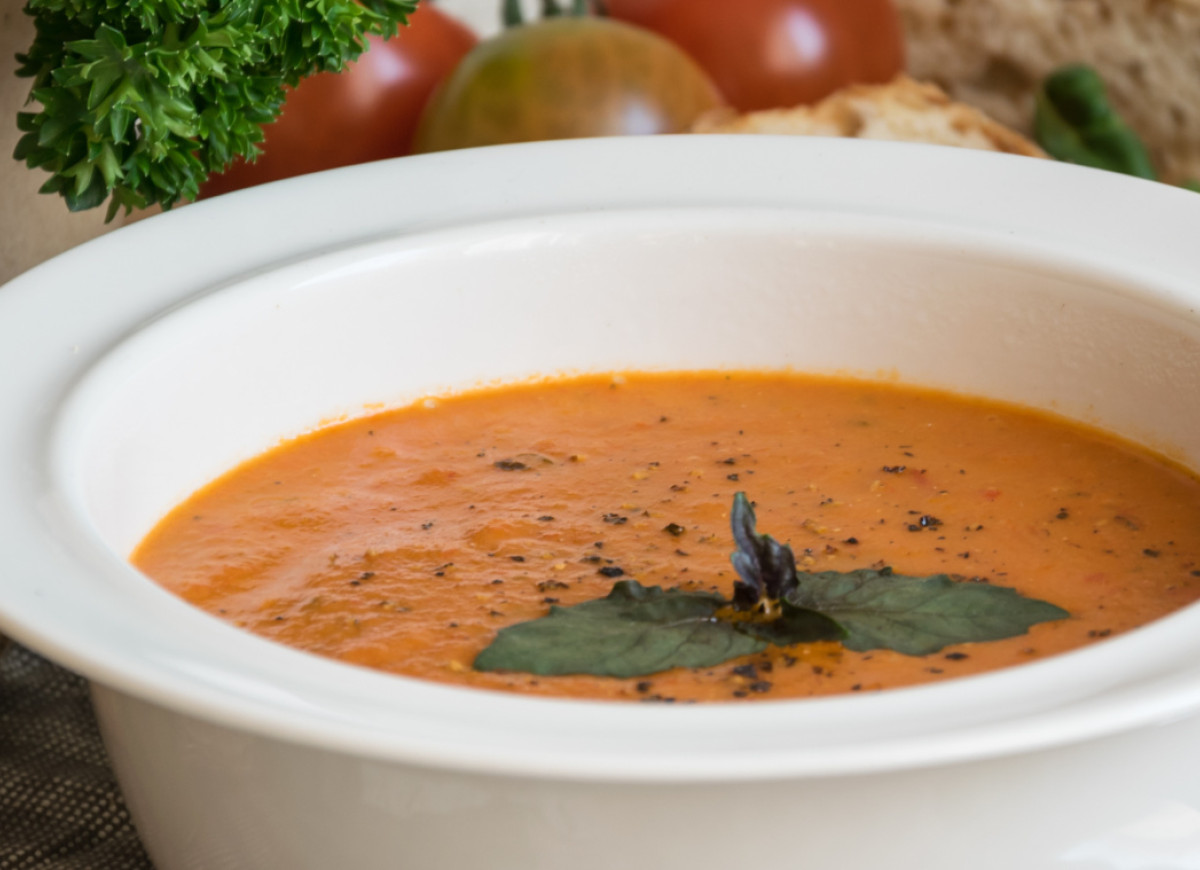 Zupa z pieczonych warzyw