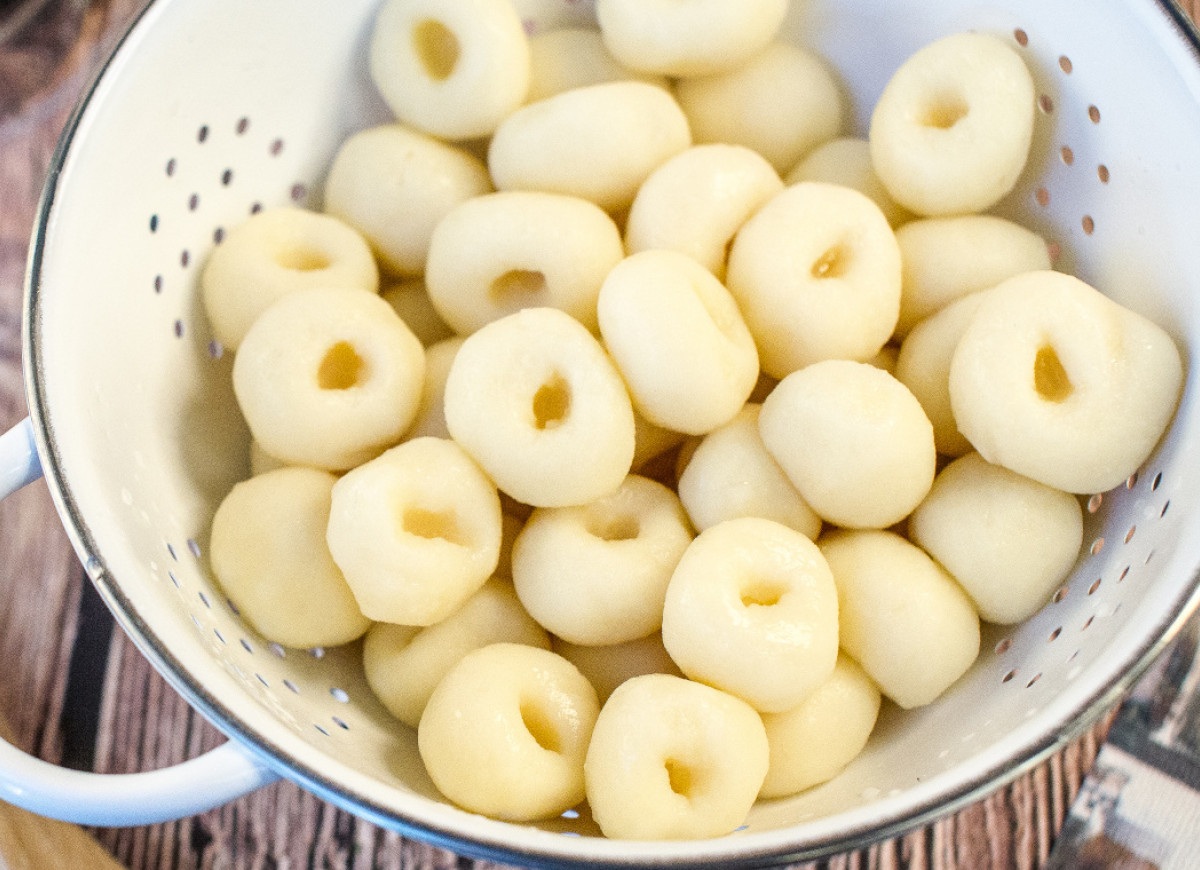 kluski śląskie z masłem