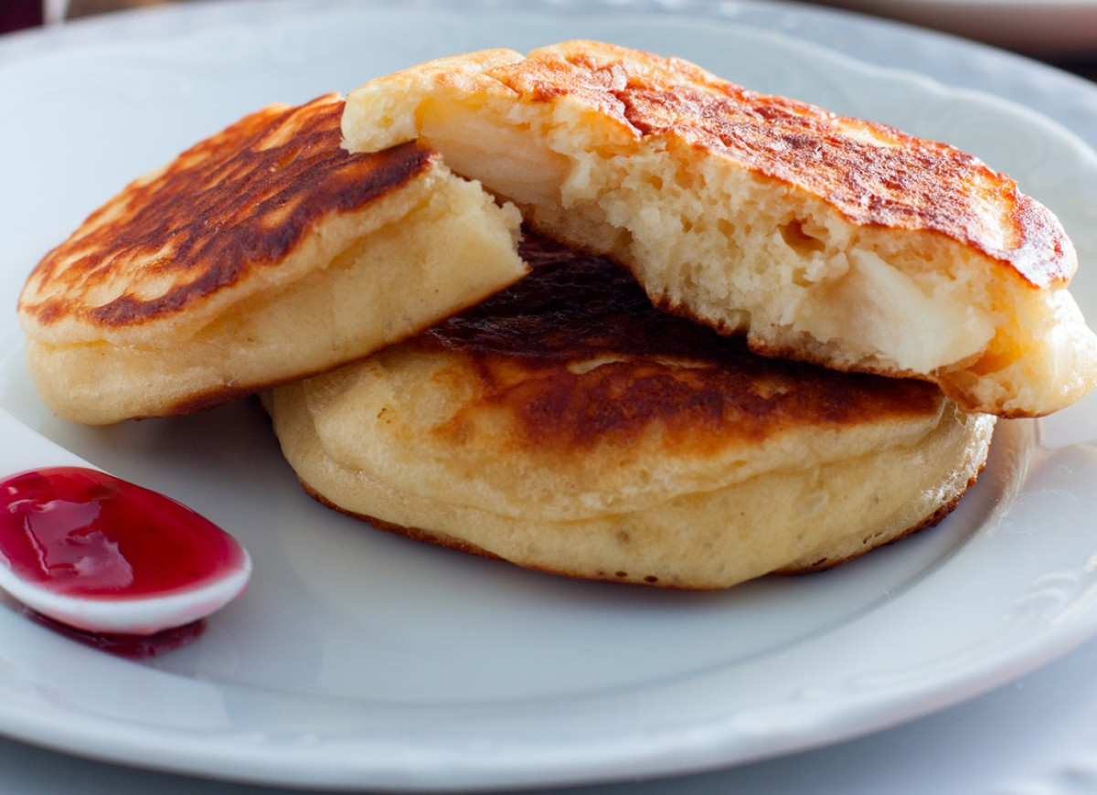 placki na mleku skondensowanym