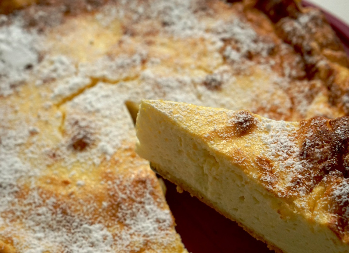 sernik z mlekiem w proszku