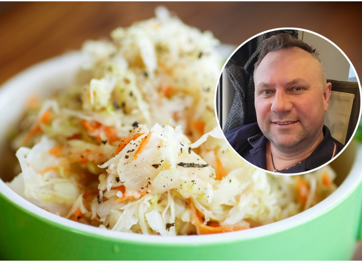 surówka z kiszonej kapusty