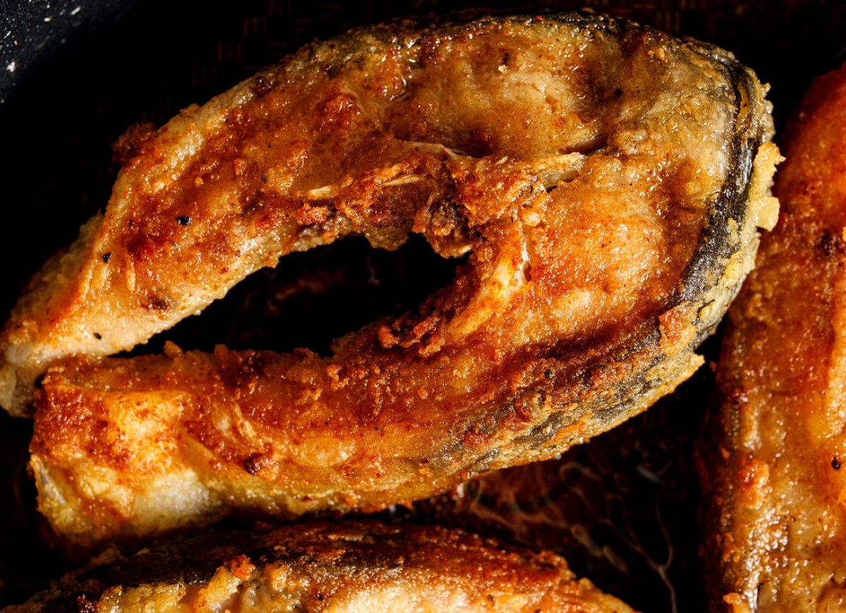 karp smażony w panierce