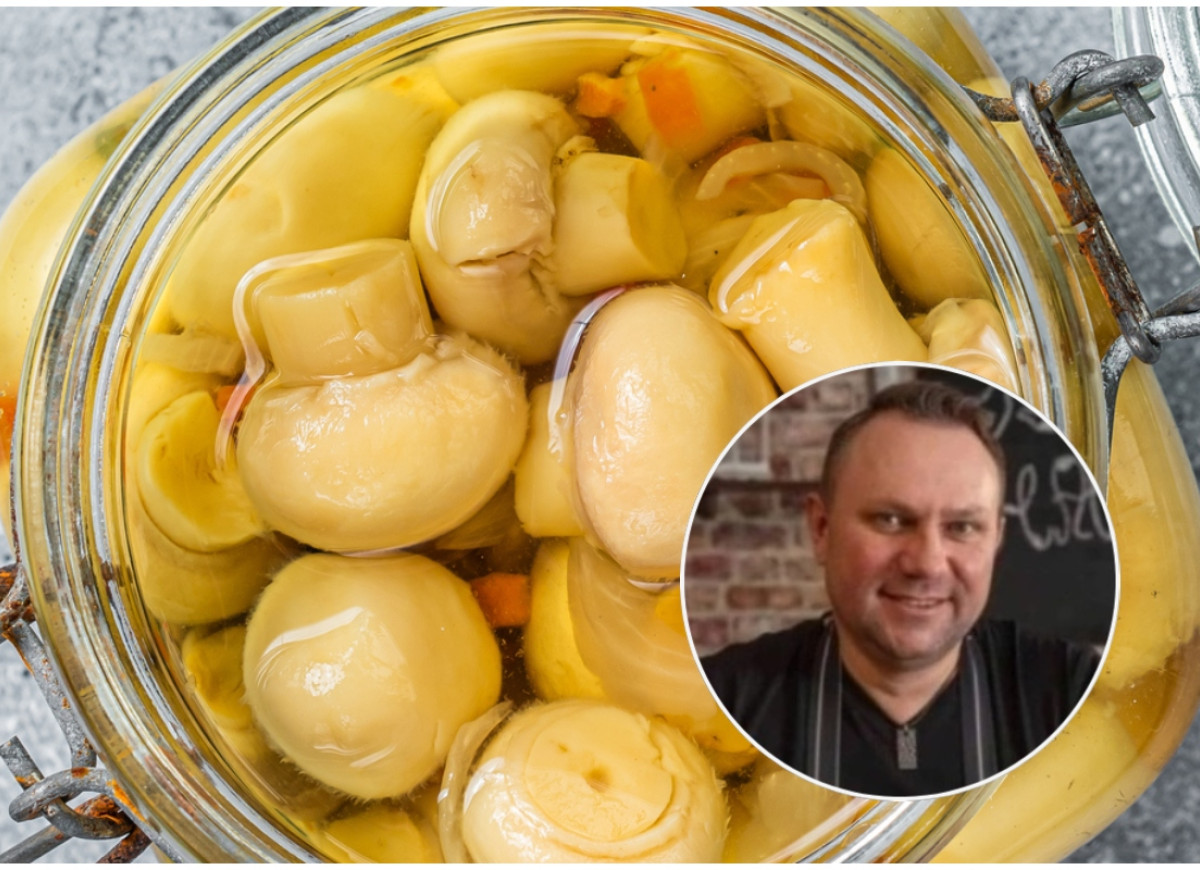 pieczarkowa zakąska Tomka Stzrelczyka