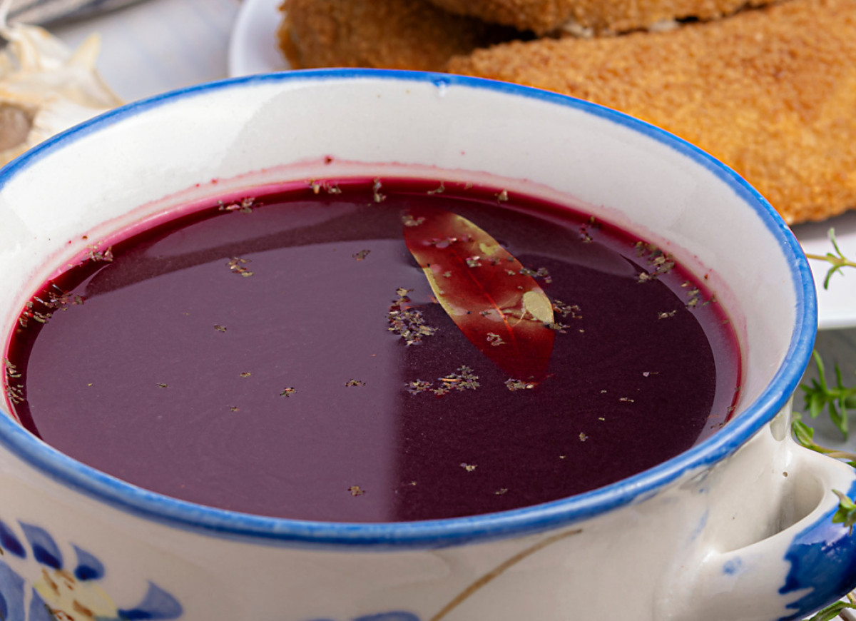 barszcz stracił kolor