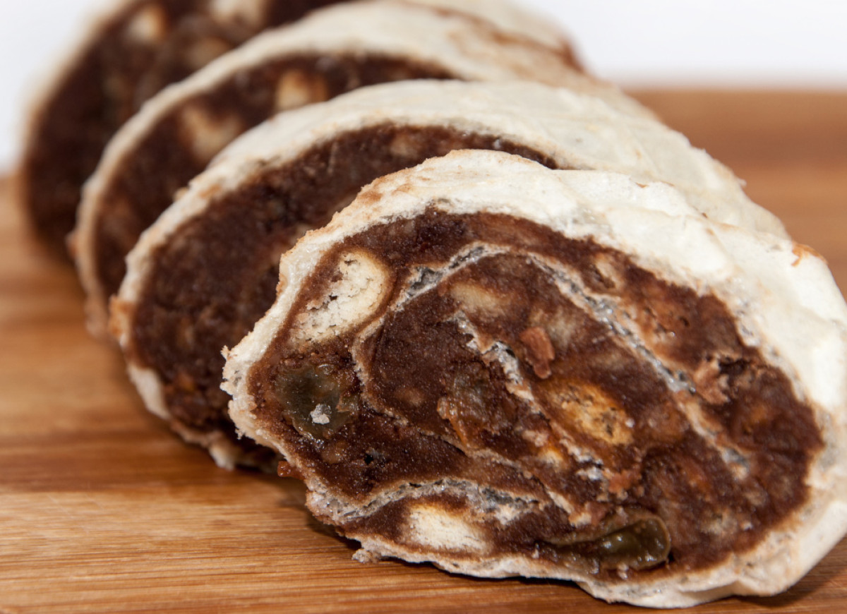 blok czekoladowy w waflu