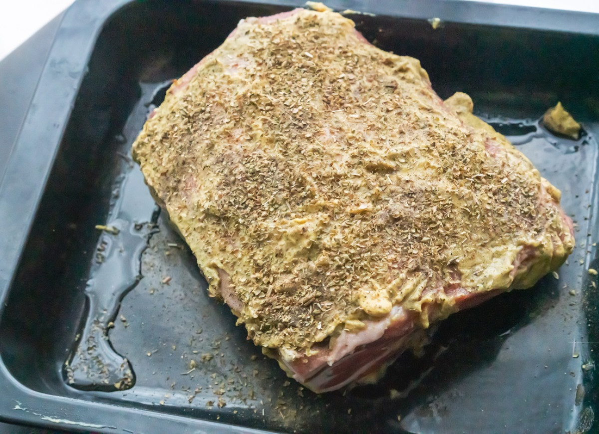 boczek pod musztardą