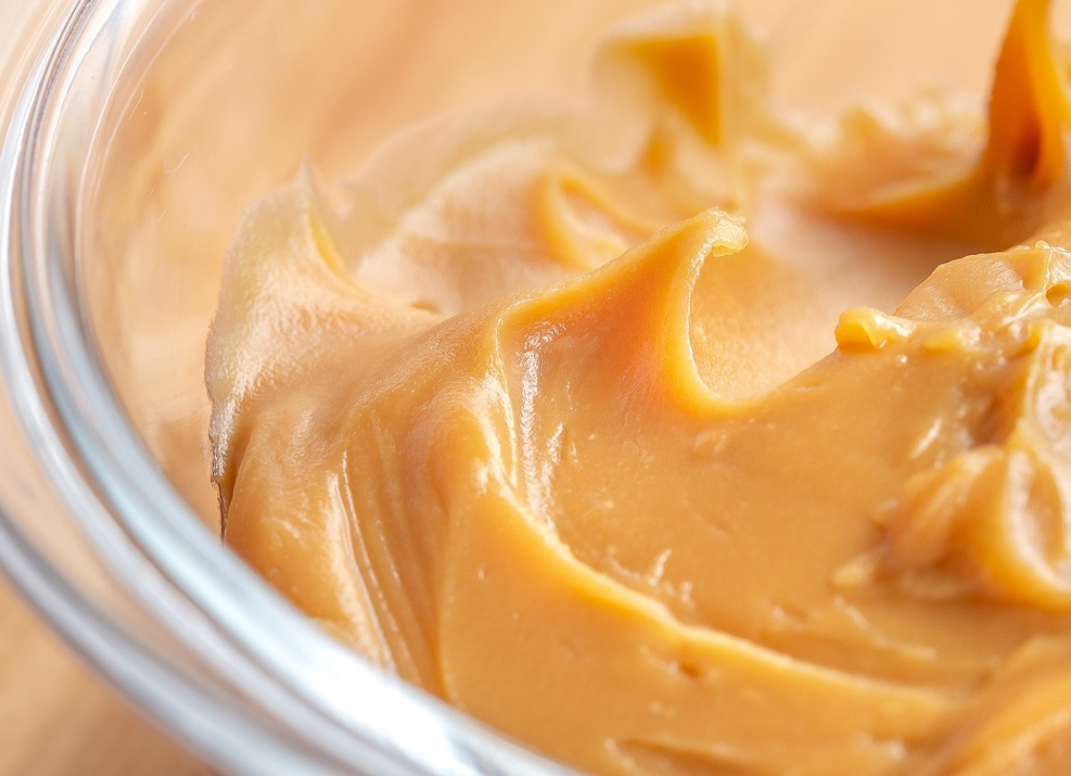 krem kajmakowy z masłem orzechowym