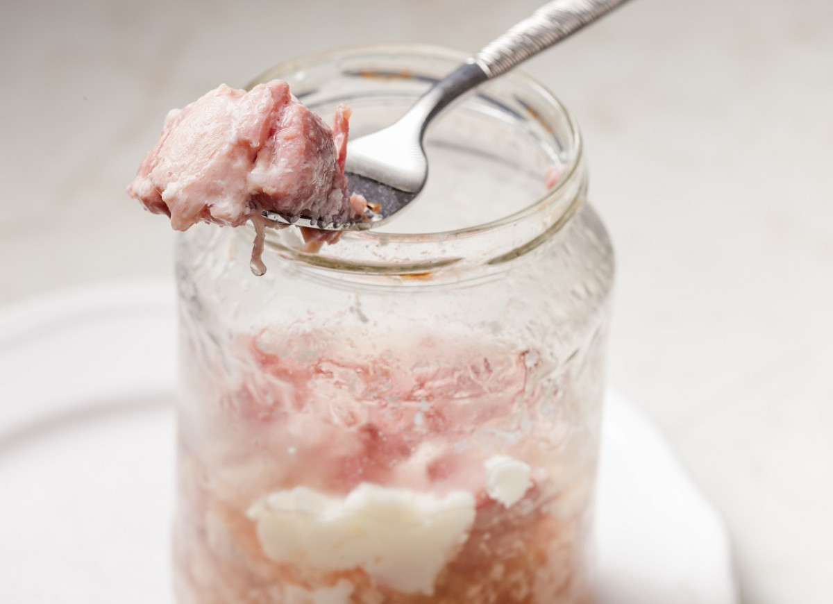 mielonka turystyczna w słoiku