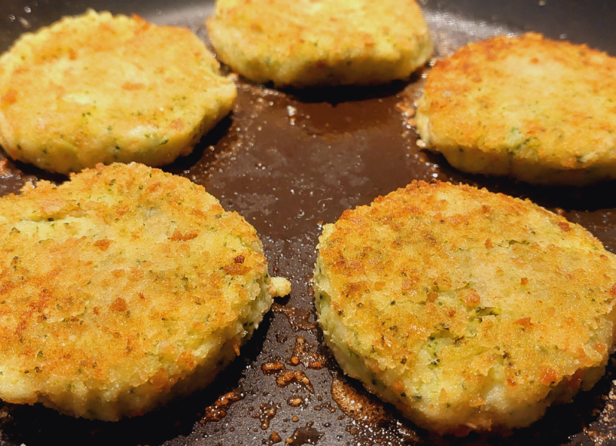 Kotlety ziemniaczano-brokułowe