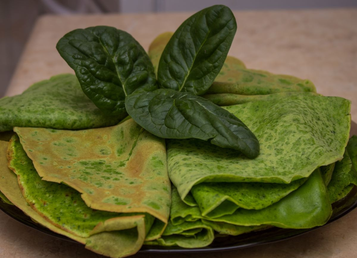 Naleśniki szpinakowe