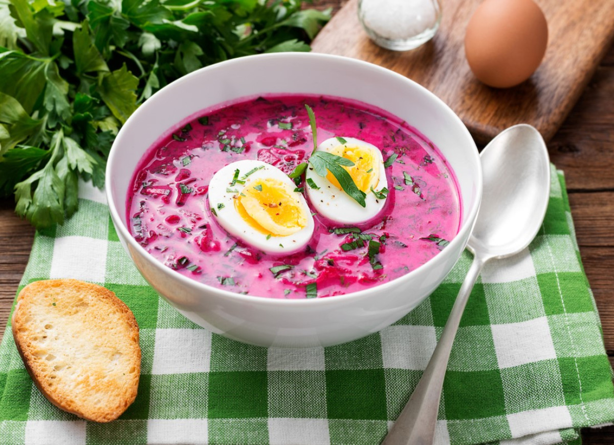 Chłodnik z buraków marynowanych