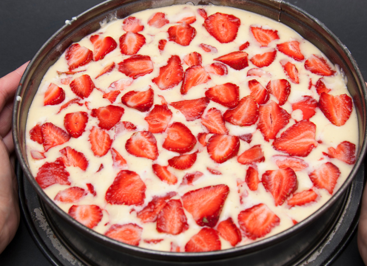 ciasto z truskawkami