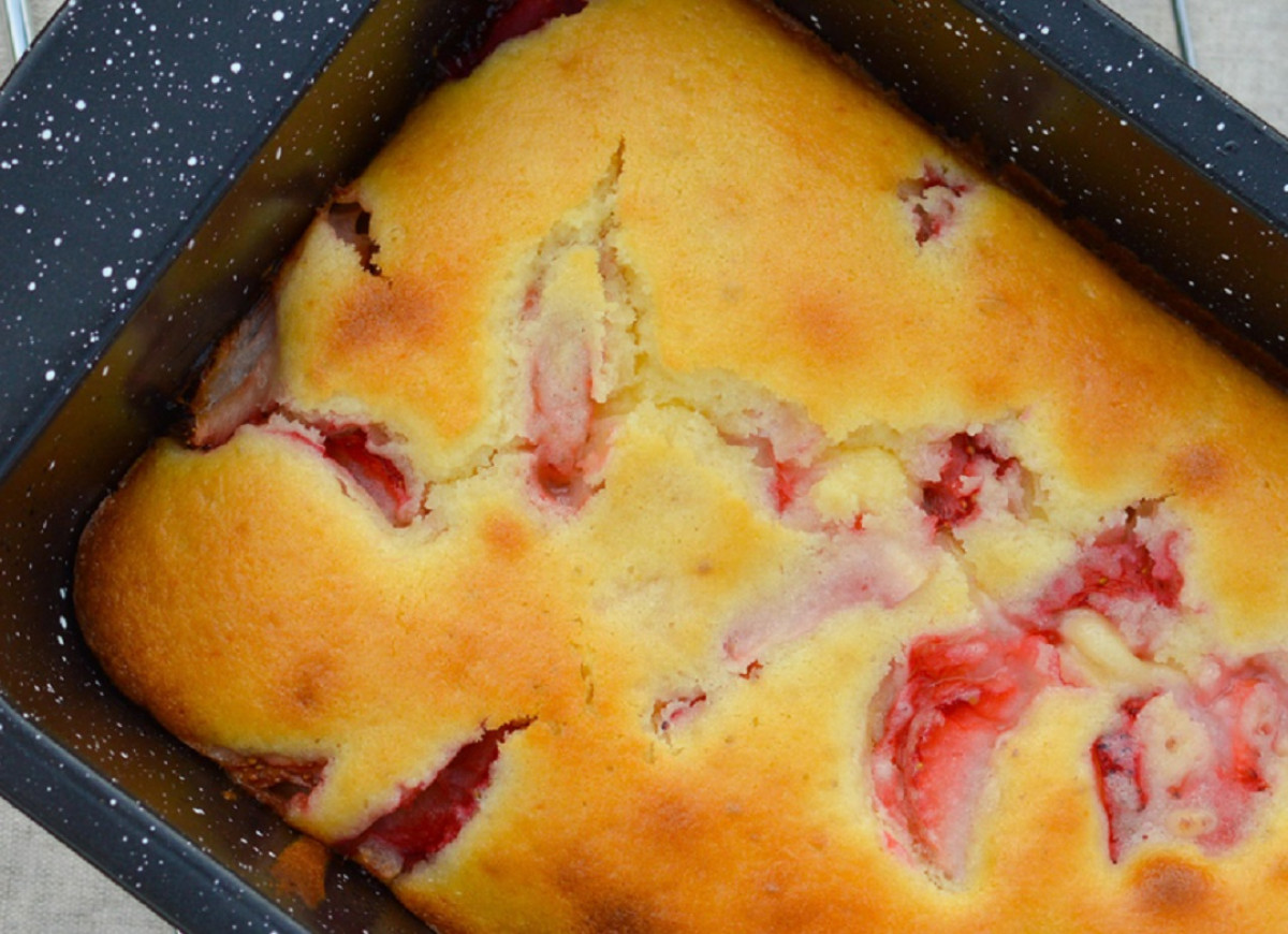 ciasto z truskawkami