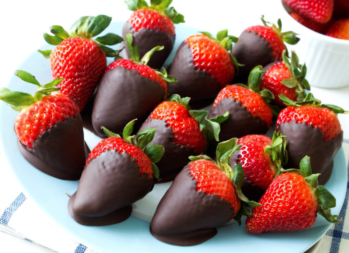 truskawki w czekoladzie