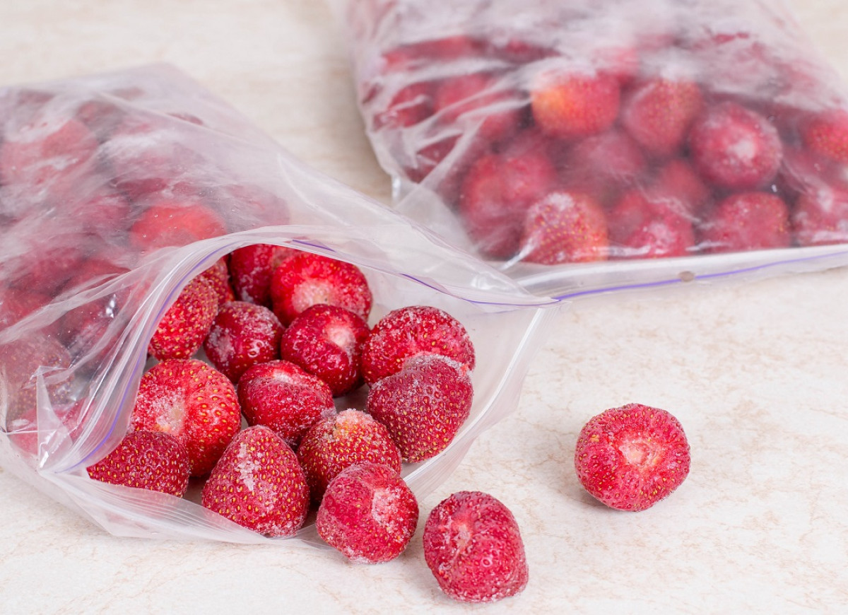 mrożone truskawki