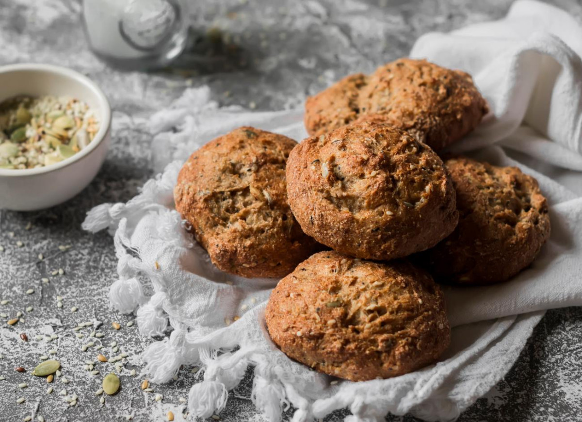 owsiane bułeczki z serka wiejskiego