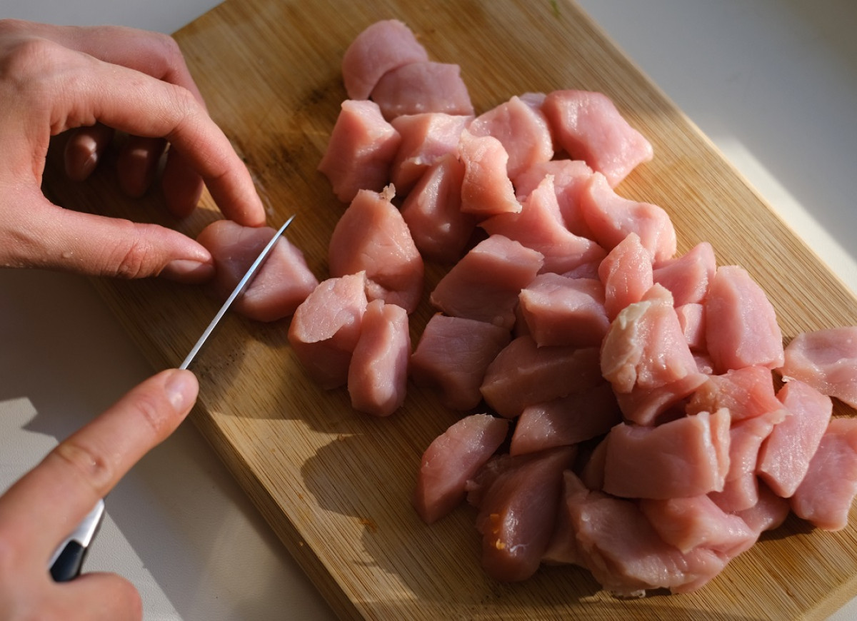 siekane mięso z kurczaka