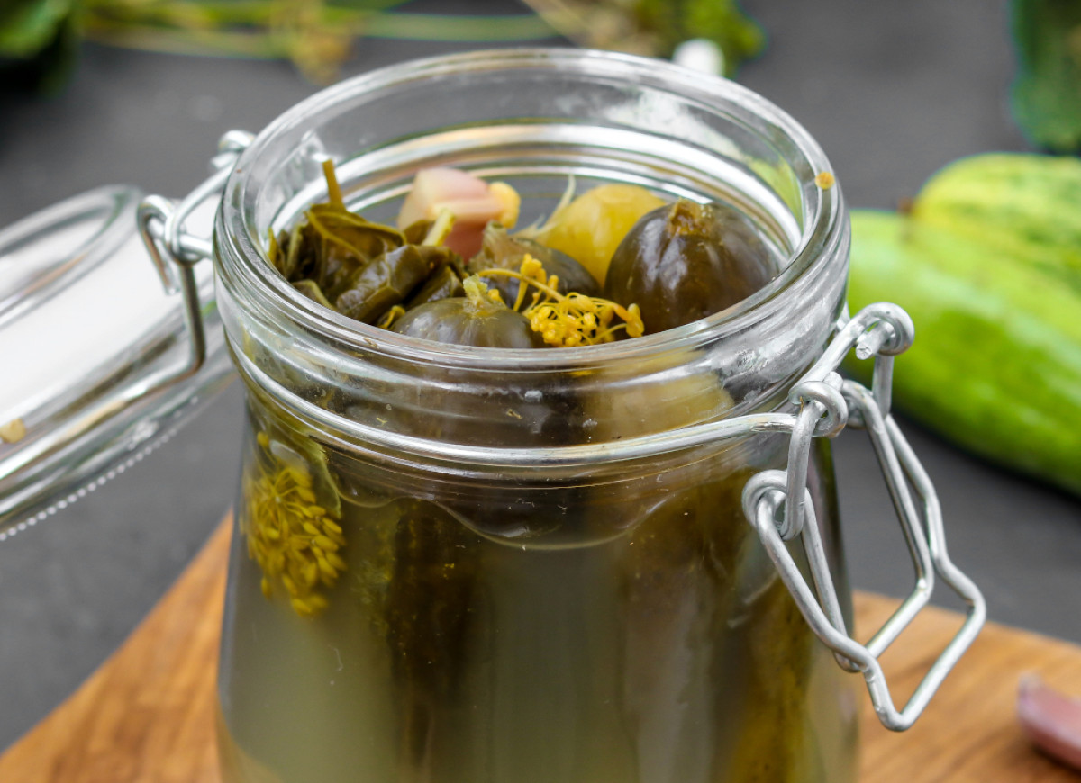 miękkie kiszone ogórki