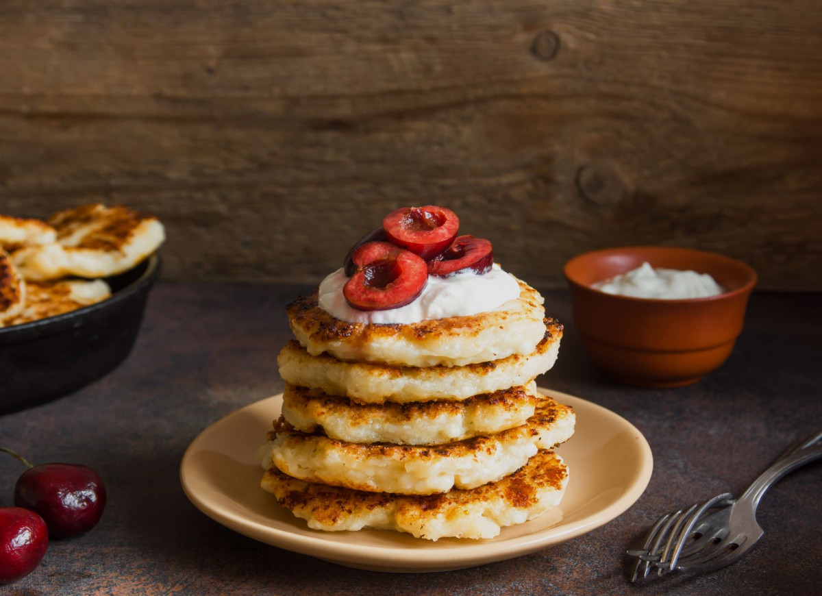 placki z kaszy manny i banana