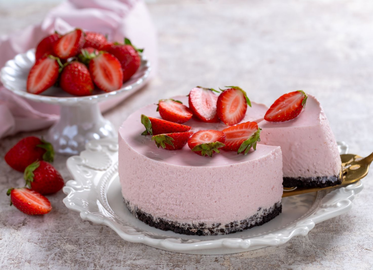 wegański sernik na zimno