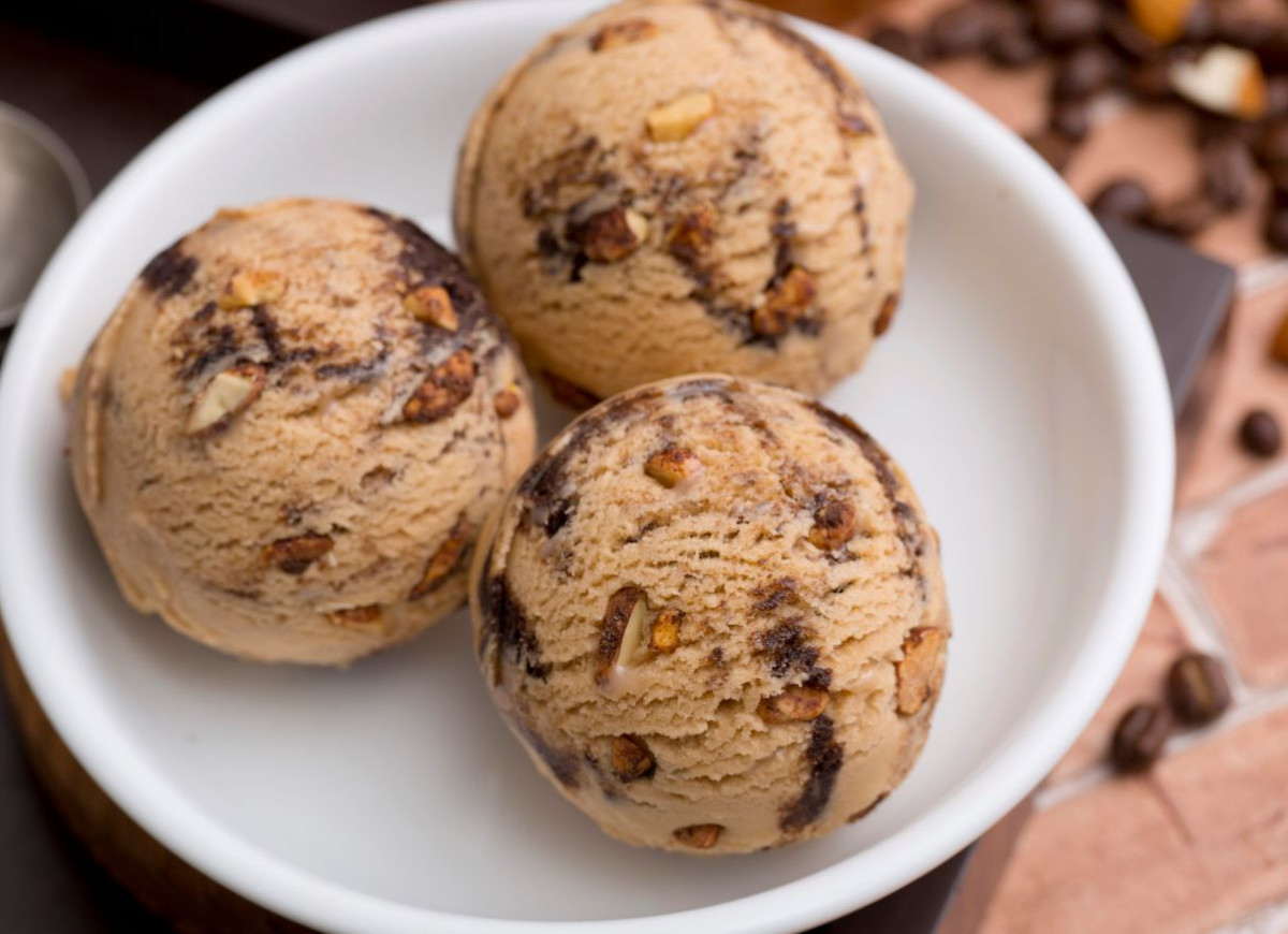 lody orzechowo-bananowe z czekoladą, bez cukru