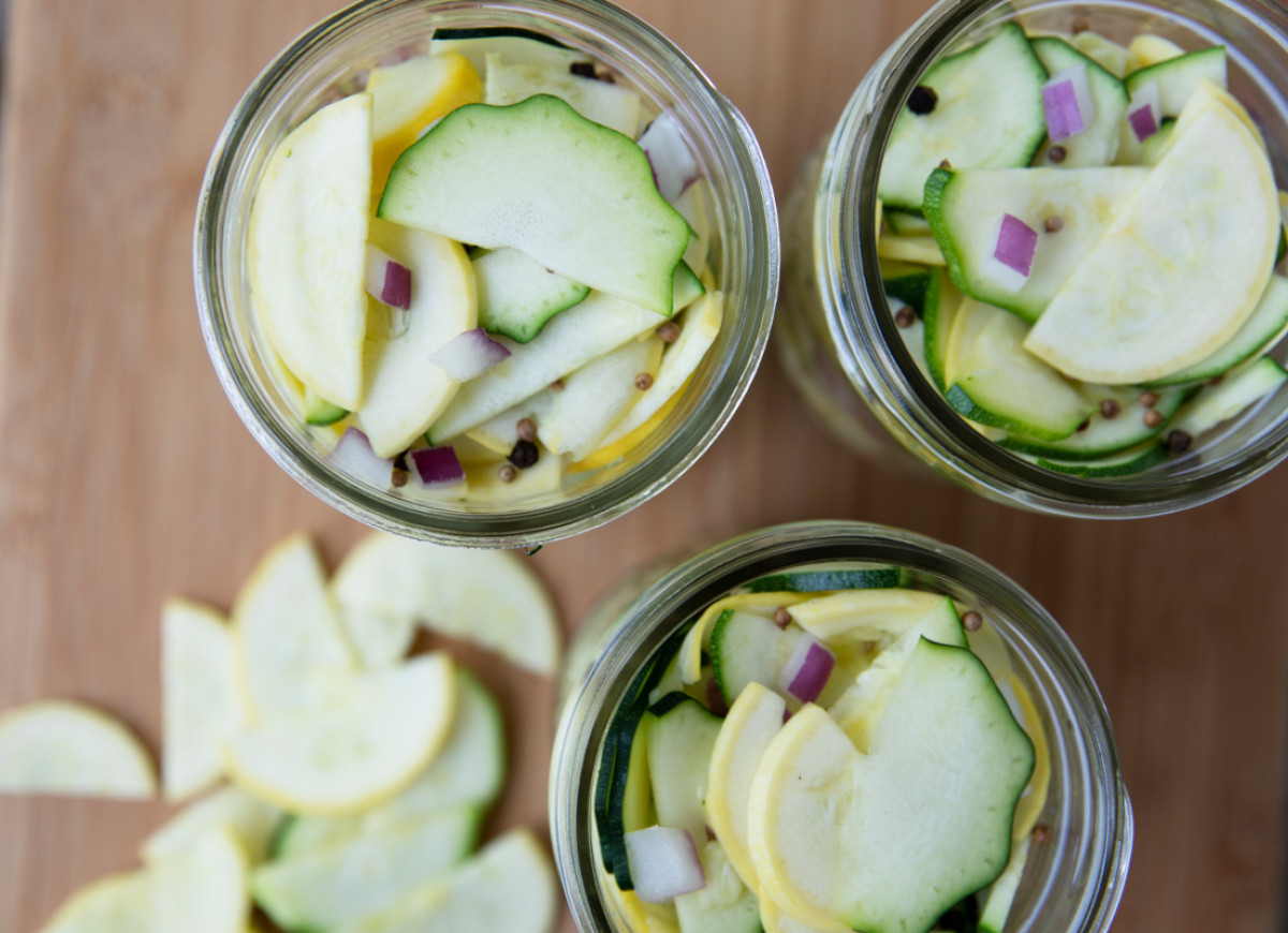 marynowana cukinia po francusku