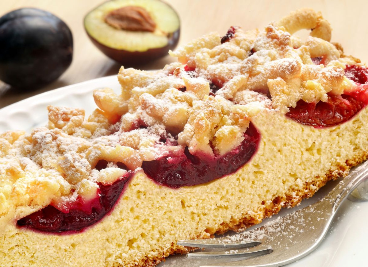 ciasto ze śliwkami na maślance