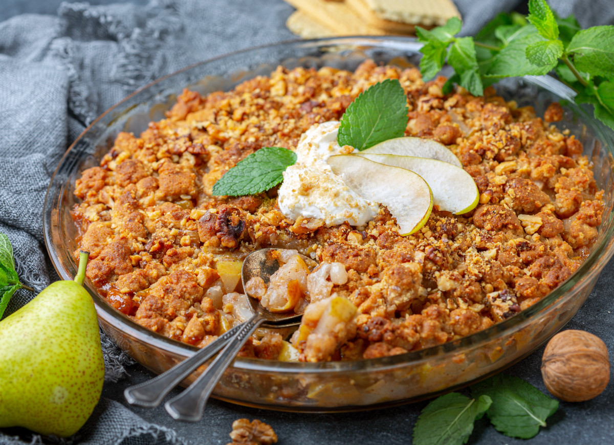 gruszki pod kruszonką