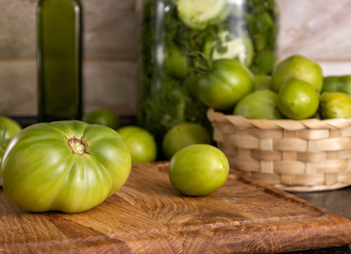 Sałatka ukraińska z zielonych pomidorów