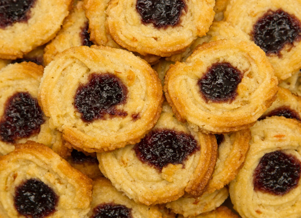 kruche ciasteczka z marmoladą