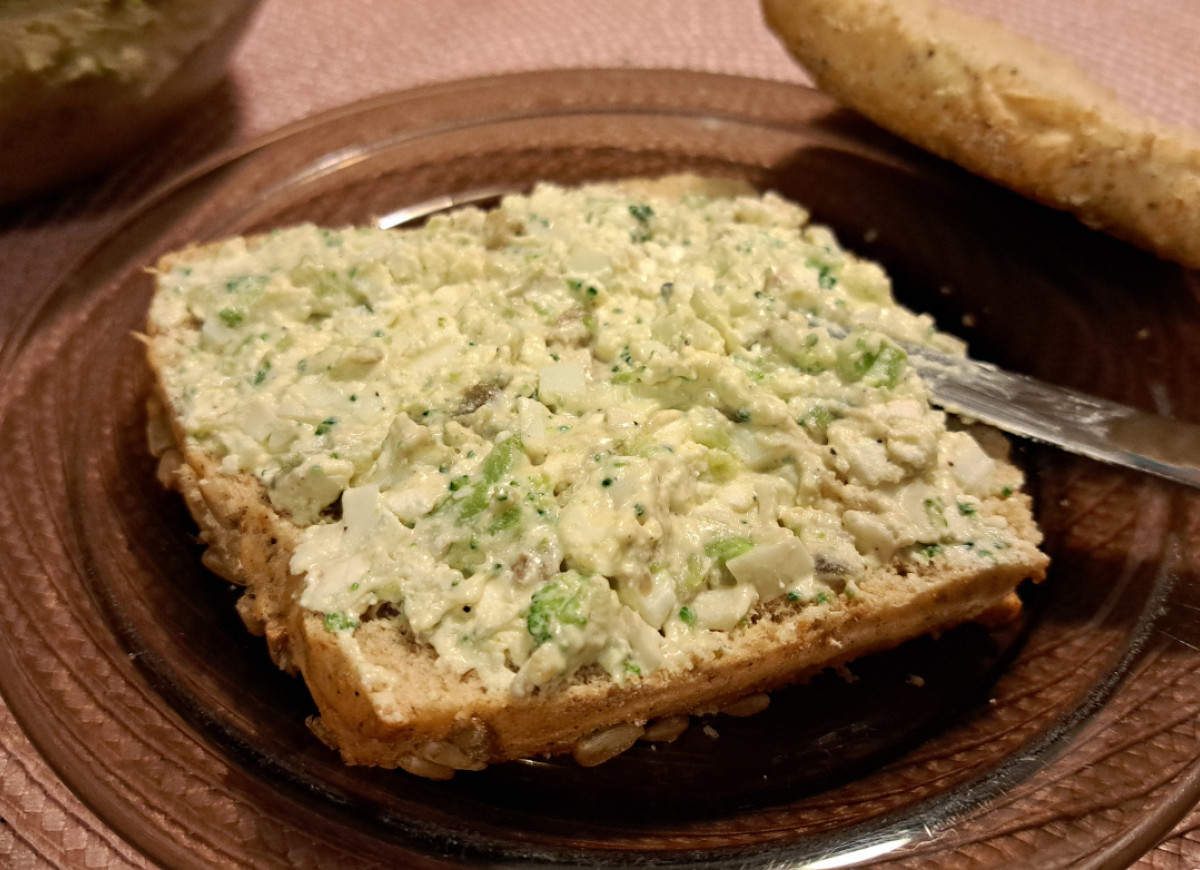 pasta z fety i brokuła