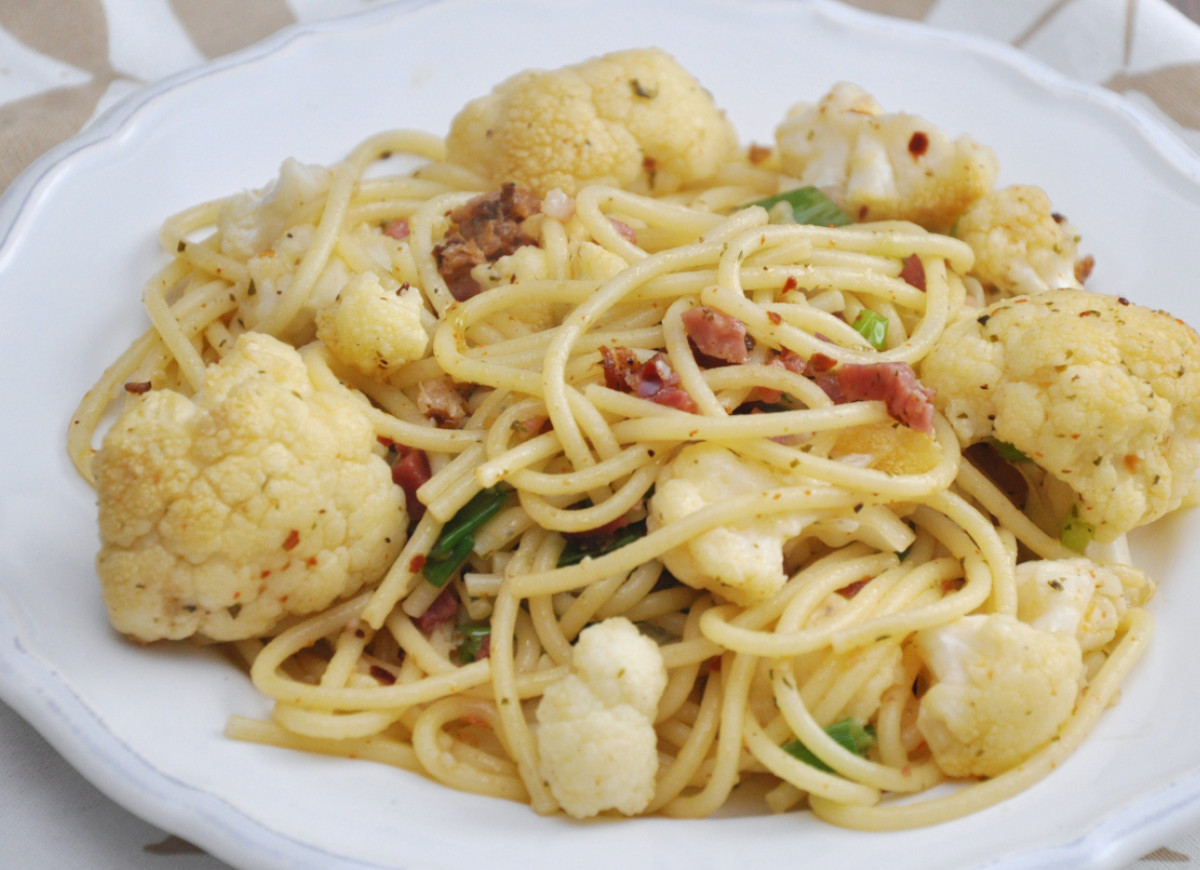 makaron z kalafiorem