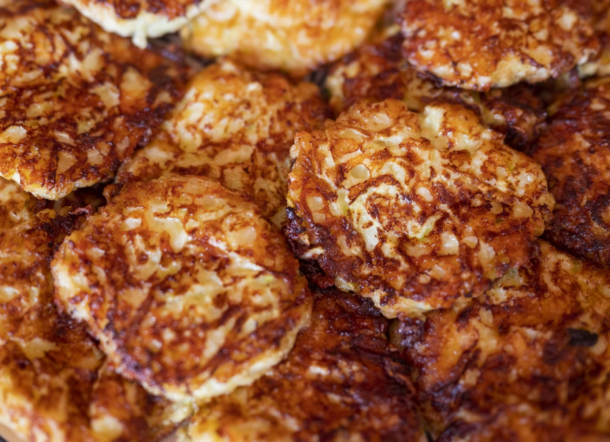 placki ziemniaczane z płatkami