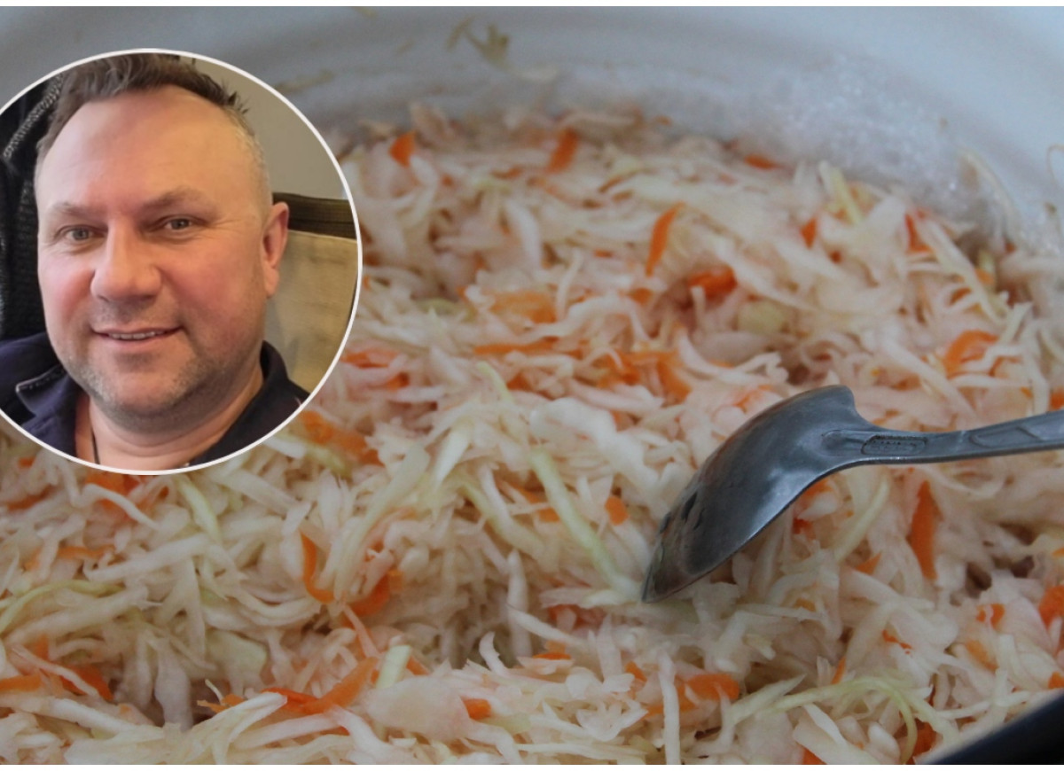 surówka z kiszonej kapusty