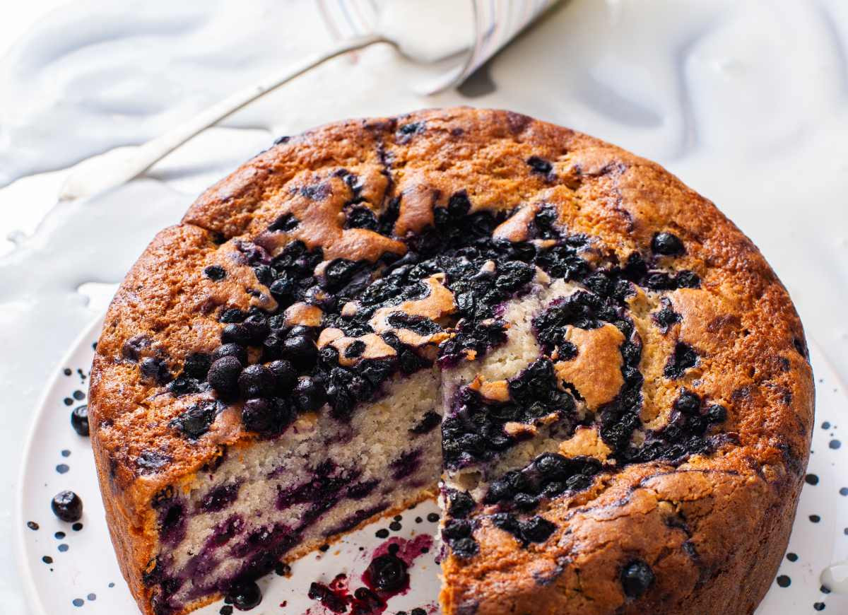 Ciasto ucierane z owocami