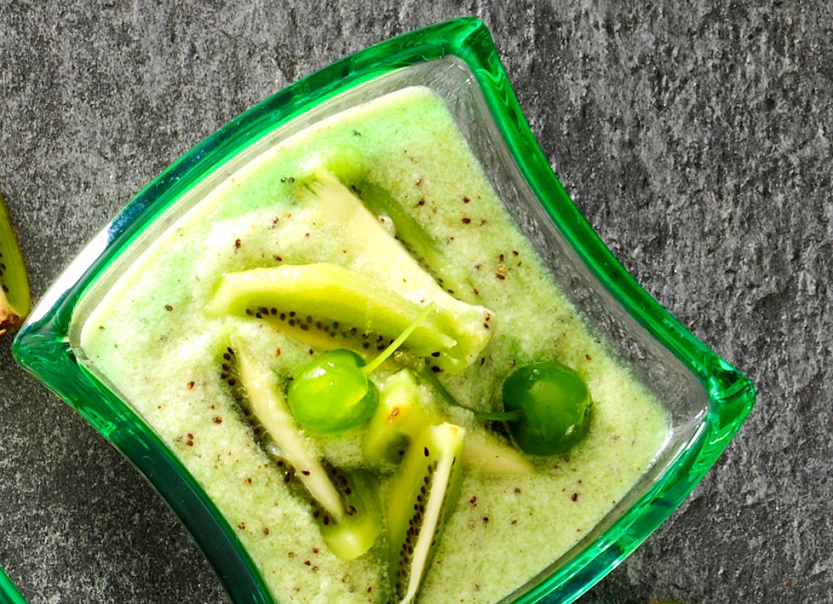 mus zielone bąbelki