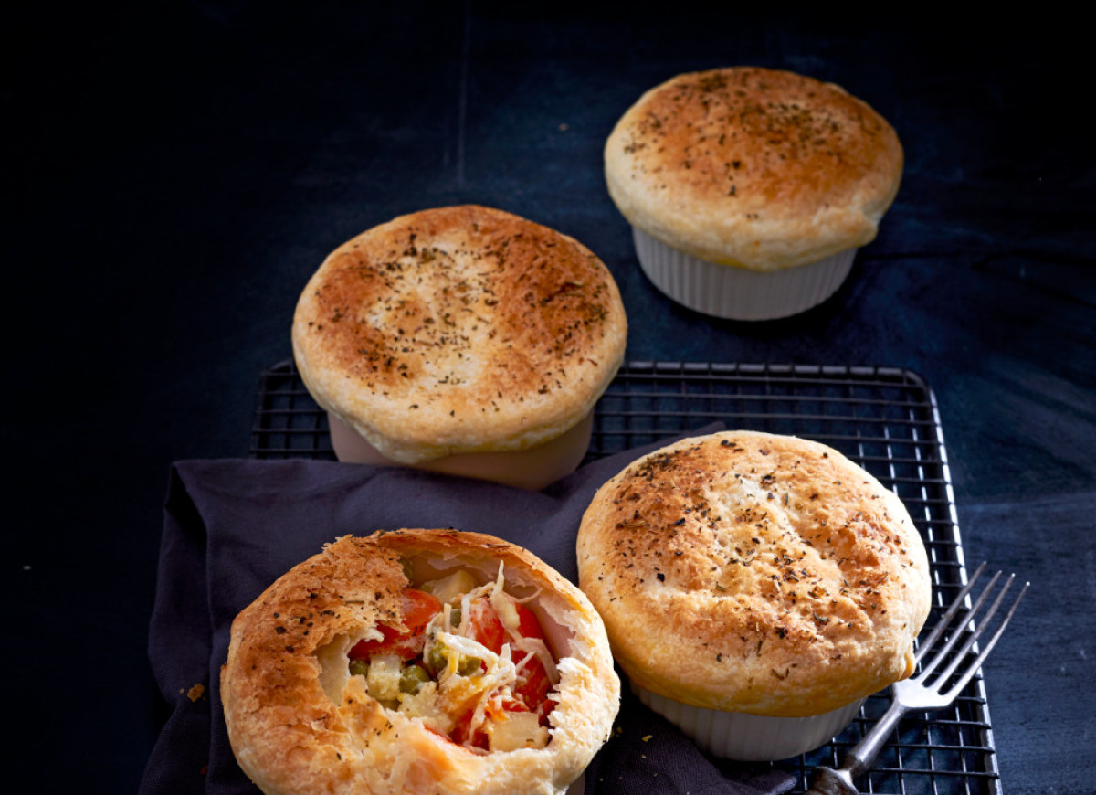 zapiekanki z mięsem drobiowym